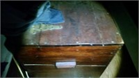 VERY LARGE CEDAR CHEST- MEAUSRES OVER 5