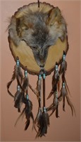 Native American Coyote Dreamcatcher