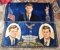 2 Kennedy Family Wall Tapestries