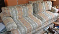 Large Fabric Southwest-Print Sofa