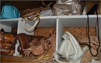 Lot of Mostly Leather, Western Style Purses