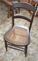 Vintage Cane Bottome Ladderback Chair