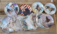 12 Western & Native American Collector's Plates