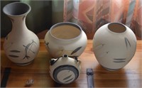4 Pieces Pueblo Potter