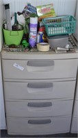Sterilite 4 Drawer Cabinet With Contents