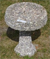16-INCH Diameter, 20-INCH Tall Stone Birdbath