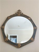 Vintage Octagonal Mirror