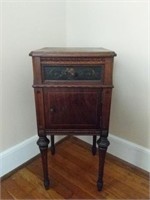 Small Vintage Storage Side Table