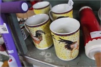 ROOSTER DECORATED MUGS