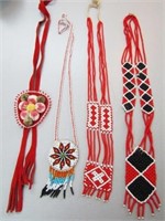 FIRST NATIONS HANDMADE BEADED NECKLACES