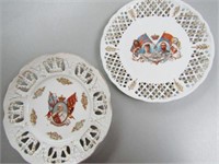 TWO BRITISH ROYALTY COMMEMORATIVE PLATES