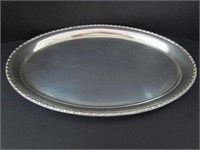 CONTINENTAL 800 SILVER OVAL TRAY