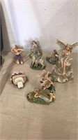 Group of fairys figurines