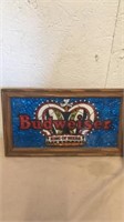13 1/2”x7.5” Budweiser king of beers wooden