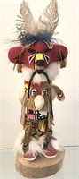 Hand Carved Navajo Kachina - Red Tail Hawk