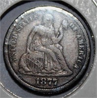 Coin - 1877 Seated Liberty
