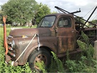 1950's Dodge truck with winch