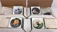 Lot of 4 - 3"  miniature collector plates ZOLAN