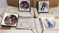 Lot of 4 - 3 inch miniature collector plates by