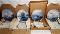 In original boxes Tom Freeman Collectible Plates,