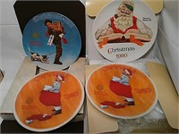 Norman Rockwell plates, Scotty plays Santa (2)