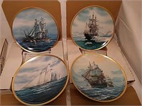 Charles W Morgan Sailboat Plates,