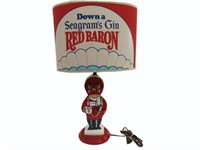 SEAGRAMS RED BARON TABLE LAMP