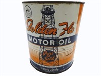 GOLDEN FLO MOTOR OIL IMPERIAL GALLON CAN