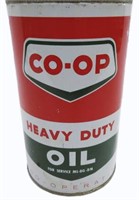 CO-OP HEAVY DUTY OIL.  IMPERIAL QUART CAN