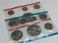 Two 1973 US Proof Sets in Plastic
