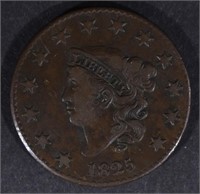 1825 LARGE CENT N-3, VF+