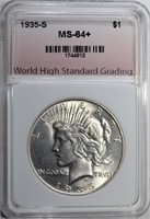 1935-S PEACE DOLLAR WHSG CH/GEM BU+