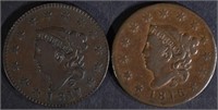 1816 & 1817 LARGE CENTS FINE