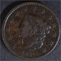 1831 LARGE CENT VF/XF