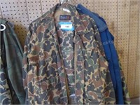 Lot w/ misc. hunting clothes