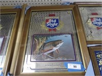 Old Style mirror - trout