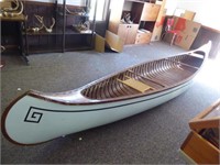 Old town wood 16' canoe - was originally yellow