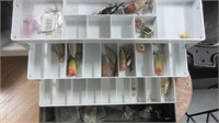 TACKLE BOX AND 2 FLY BOXES