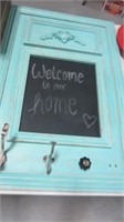 HAT RACK /CHALK BOARD