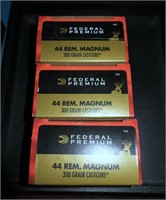 3- Boxes Federal Premium .44 REM Magnum