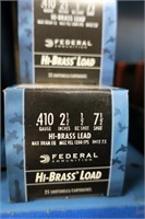 13- Boxes Federal Hi-Brass load .410 Ga. 2 1/2"