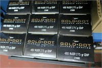18 - Boxes Speer Gold Dot .480 Ruger 275-grain
