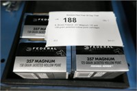 4- Boxes Federal .357 Magnum 125 and