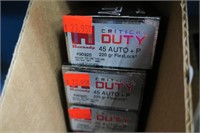 10- Boxes Hornady Critical Duty .45 auto +P