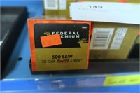 8- Boxes Federal Premium .500 S & W 325-grain