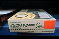 Box Weatherby .240 WBY Magnum Ultra High