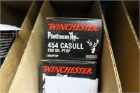 7- Boxes Winchester Platinum tip .454 Casull