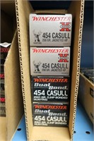 4- Boxes Winchester .454 Casull