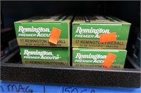 4- Boxes Remington Premier Accutip .17 Remington