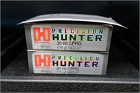 2- Boxes Hornady Precison Hunter .30-06 Sprg.